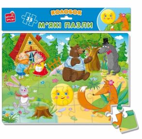 Пазли мякі Колобок формат А4 VT1102-27