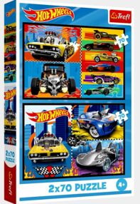 Пазли 2 х 70 елементів Автомобілі Trefl 34442