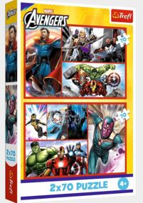 Пазли 2 х 70 елементів Стань героєм Trefl 34439