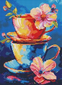 Алмазна мозаїка 30х40 АМО8147 Таємниця чаювання "Ідейка"