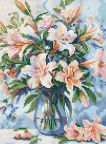 Алмазна мозаїка 30х40 АМО8150 Квіткова поема "Ідейка"