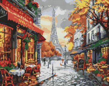Алмазна мозаїка 40х50 АМО8096 Чарівність Парижа "Ідейка"