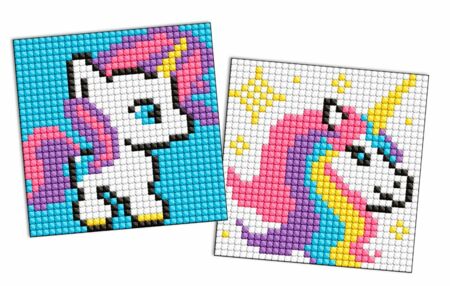 Алмазна мозаїка 9х9 АМS1056 Одноріжка на самоклеючій основі "Ідейка"