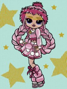 Розпис по номерах 30х40 KHO6271 LOL Surprise OMG Fashion show Rose зі стразами "Ідейка"