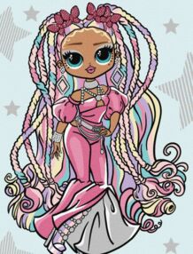 Розпис по номерах 30х40 KHO6274 LOL Surprise OMG Fashion show Queen зі стразами "Ідейка"