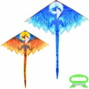 Повітряний змій дракон ширина 145 см довжина 80 см хвіст 105 см