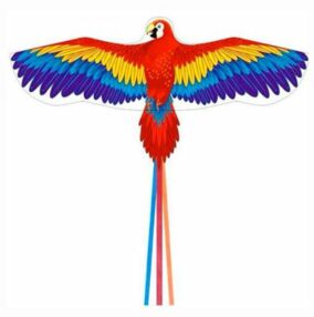 Повітряний змій папуга ширина 145 см довжина 69 см хвіст 90 см