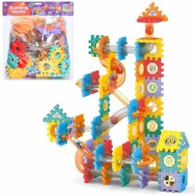 Конструктор деталі пазли трубчатий лабіринт кульки 132 деталі HL-24