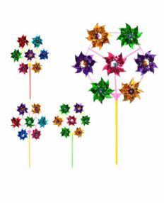 Вітрячок квітка фольга 2 види M 6234
