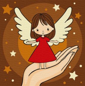 Розпис по номерах 25х25 КНО1193 Долоня дива "Ідейка"