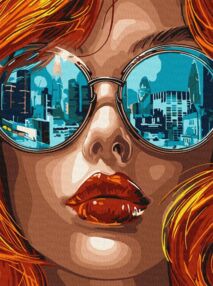 Розпис по номерах 30х40 КНО8462 Пейзаж Лондона "Ідейка"