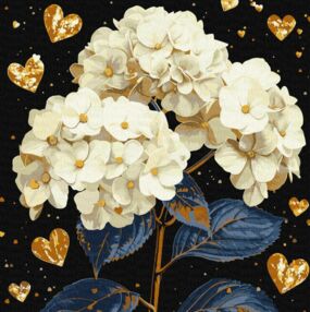 Розпис по номерах 40х40 КНО3277 Чудові квіти "Ідейка"