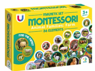 Магнітний набір Монтесорі Родини тварин Ферма 200271