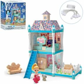 Будиночок 2 поверхи 72 деталі на батарейці 556-66-1 Будиночок 2 поверхи 72 деталі на батарейці 556-66-1