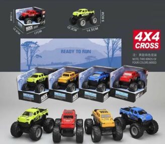 Джип інерційний 14,5 см гумові колеса 2 види по 2 кольори 2121