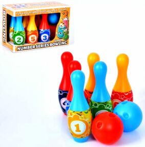 Боулінг кеглі 6 штук кулі 2 штуки MR 1424 Боулінг кеглі 6 штук кулі 2 штуки MR 1424