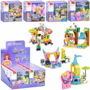 Конструктор Sluban Рожева серія фігурка від 60 деталей М38-В1329