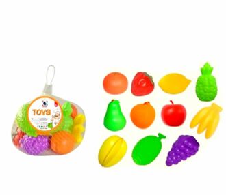 Набір продукти фрукти ягоди 11 предметів в сітці  13001