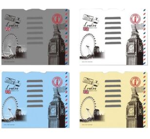 Підставка під книги металева 15,2х15,2 см в асортименті 555-311/328/392-S