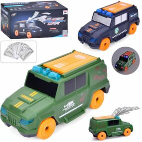 Машина звук світло на батарейках 2 види 20 см 655-33