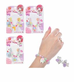 Набір аксесуарів браслет шпильки 4 види на листі  UT7006T