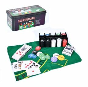 Гра покер фішки з номіналом 2 колоди карт FG240502006L