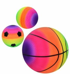 Мяч дитячий веселка 6 дюймів MS 4510