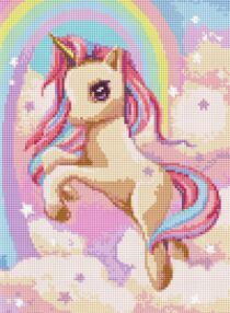 Алмазна мозаїка 30х40 АМО7628 Чарівний політ з АВ стразами "Ідейка"