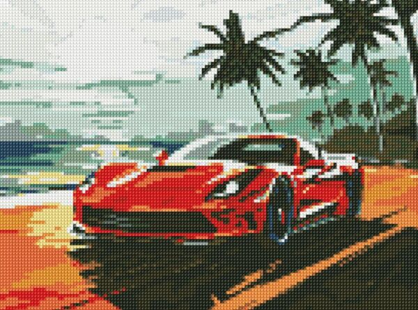 Алмазна мозаїка 30х40 АМО8176 Поїздка узбережжям Ідейка Ціна (цена) 263.30грн. | придбати  купити (купить) Алмазна мозаїка 30х40 АМО8176 Поїздка узбережжям Ідейка доставка по Украине, купить книгу, детские игрушки, компакт диски 0