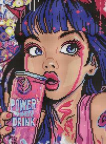 Алмазна мозаїка 30х40 АМО8067 Енергія кольору "Ідейка"