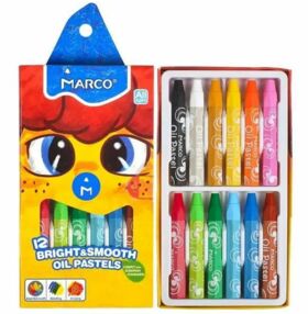 Пастель масляна 12 кольорів Colorite 1100OP-12CB Marco Пастель масляна 12 кольорів Colorite 1100OP-12CB Marco