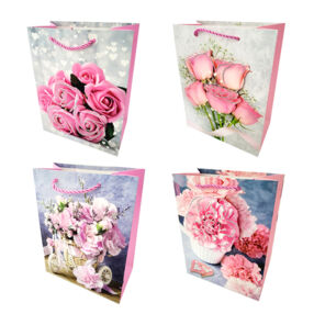 подарунковий пакет 18 х 23 х 10 см в асортименті 287-М 3d