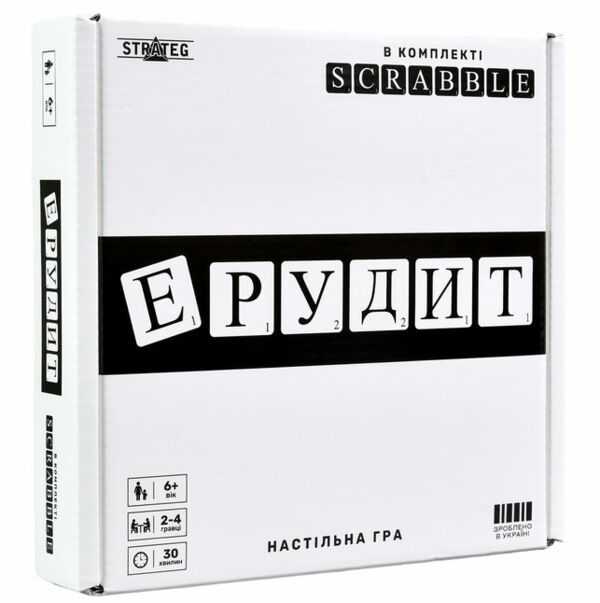 гра настільна ерудит чорно білий 30640 Ціна (цена) 94.21грн. | придбати  купити (купить) гра настільна ерудит чорно білий 30640 доставка по Украине, купить книгу, детские игрушки, компакт диски 0