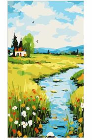 Розпис по номерах 50х25 WW152 Літній день "Strateg"