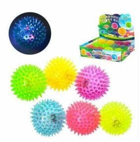 Мяч пискавка світло 6 кольорів MS 1137-2 Мяч пискавка світло 6 кольорів MS 1137-2