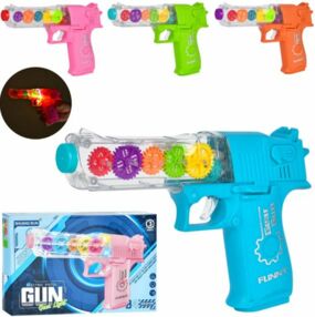 Пістолет іграшковий 4 кольори музичний SR868-28