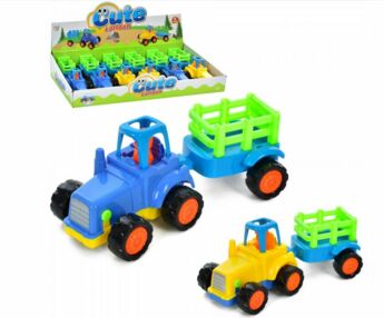 Трактор інерційний причіп 6 штук 2 кольори 345-1A