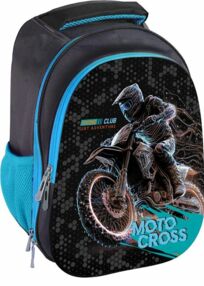 Рюкзак Leader 972633 шкільний Мотокрос 37х29х18,5см