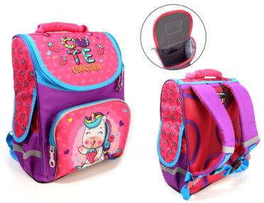 Рюкзак Leader 988893 Милий єдиноріжка короб ортопед 34х26х15см Рюкзак Leader 988893 Милий єдиноріжка короб ортопед 34х26х15см