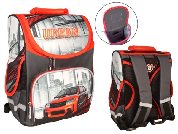 Рюкзак Leader 988942 Urban короб ортопед 34х26х15см Ціна (цена) 869.00грн. | придбати  купити (купить) Рюкзак Leader 988942 Urban короб ортопед 34х26х15см доставка по Украине, купить книгу, детские игрушки, компакт диски 0