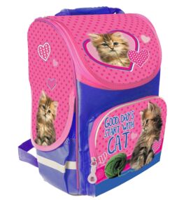 Рюкзак Leader 989051 Котик короб ортопед 34х26х15см Рюкзак Leader 989051 Котик короб ортопед 34х26х15см