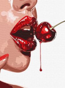 Розпис по номерах 30х40 КНО8460 Солодка вишня "Ідейка"