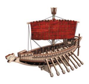 Корабель Морський Звір Розмовляючий з вітром Механічна дерев'яна 3Д-модель 10115