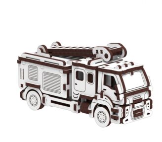 Пожежна машина Механічна дерев'яна 3Д-модель 10803