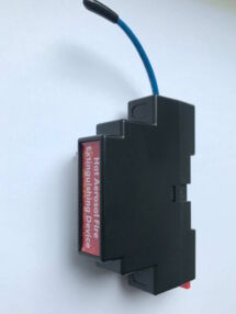 Вогнегасник аерозольний на DIN-рейку ЕТЕК QRR0.1G/EK