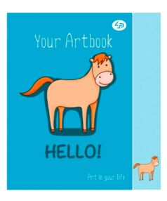 Блокнот А5 48 аркушів Artbook horse