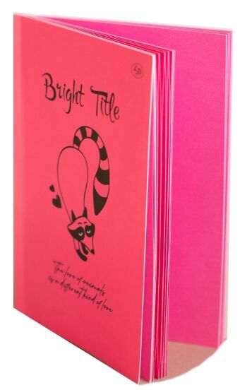 Блокнот А5 40 аркушів Bright title note raccoon Ціна (цена) 45.90грн. | придбати  купити (купить) Блокнот А5 40 аркушів Bright title note raccoon доставка по Украине, купить книгу, детские игрушки, компакт диски 1