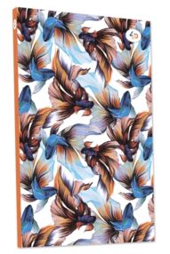 Блокнот А5 80 аркушів Two in one orange