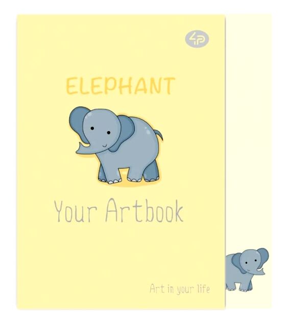Блокнот А6 48 аркушів Artbook elephant Ціна (цена) 0.10грн. | придбати  купити (купить) Блокнот А6 48 аркушів Artbook elephant доставка по Украине, купить книгу, детские игрушки, компакт диски 0