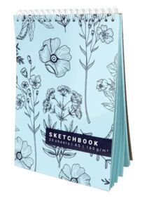 Блокнот А5 30 аркушів Colour vibes sketchbook Ice